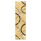 World Rug Gallery Modern Wavy Circles Design 2' x 7'2'' Yellow 377YELLOW2X7 - alternate 4